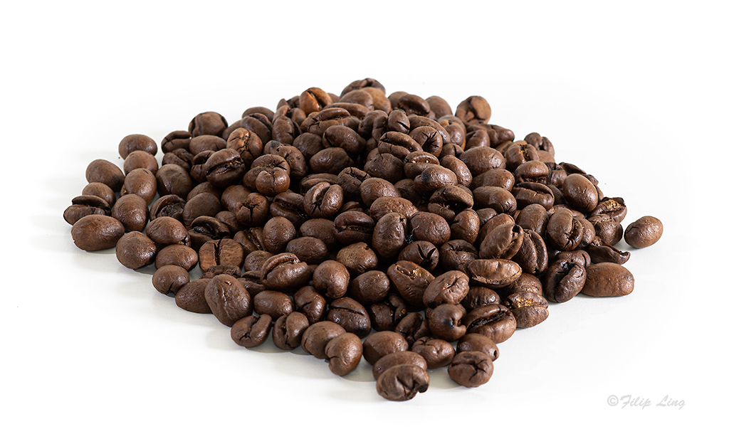 Mellanrostade kaffebönor